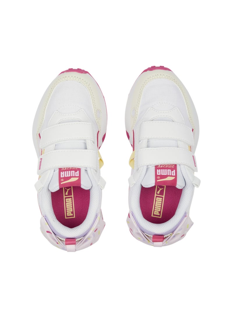 Rider FV BOW Crush V Kids Unisex Pink White Sneakers