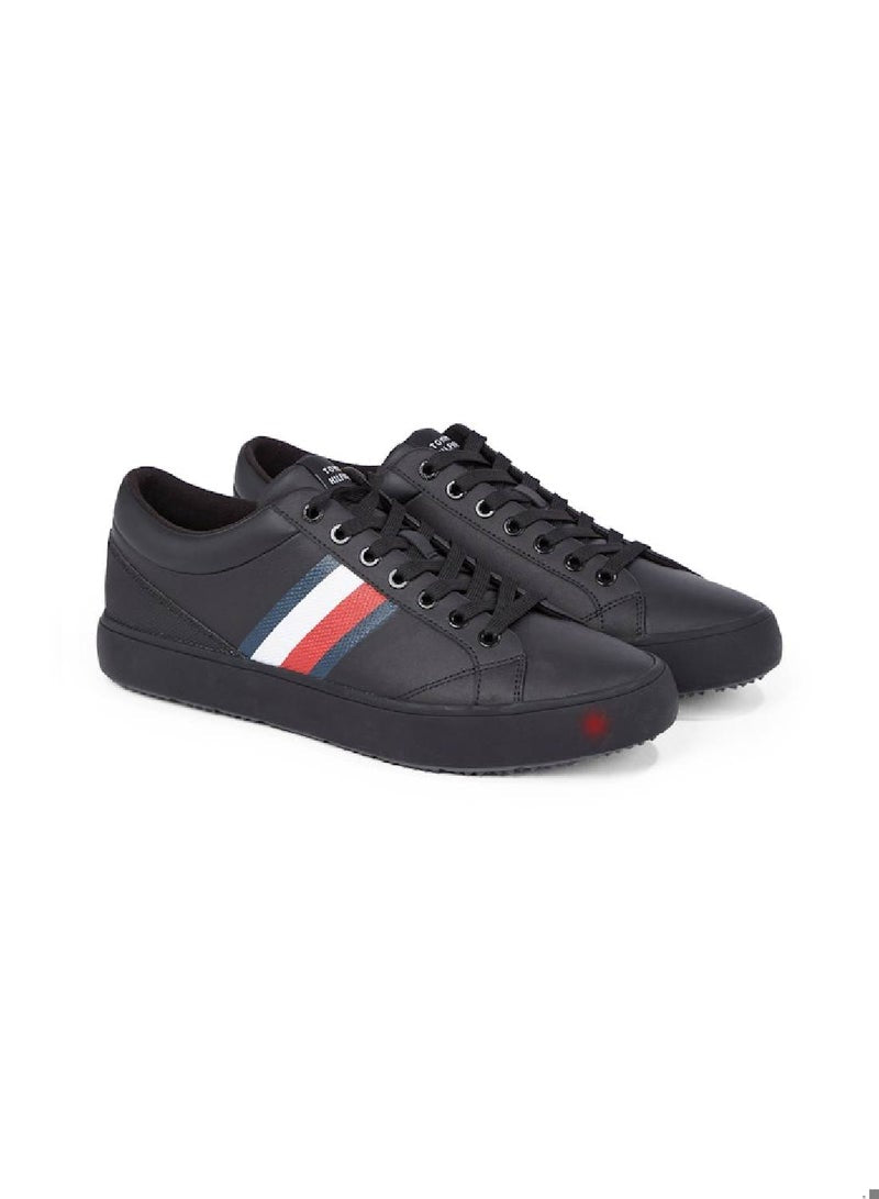 Leather Signature Tape Fine Cleat Sneakers