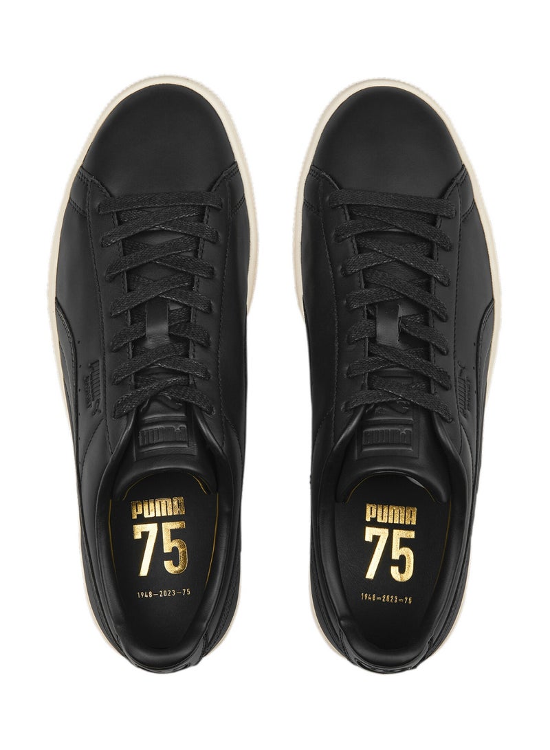 Basket Classic 75Y Mens Black Premium Sneakers