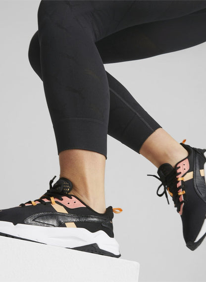 Stride Monarch Womens Black Sneakers