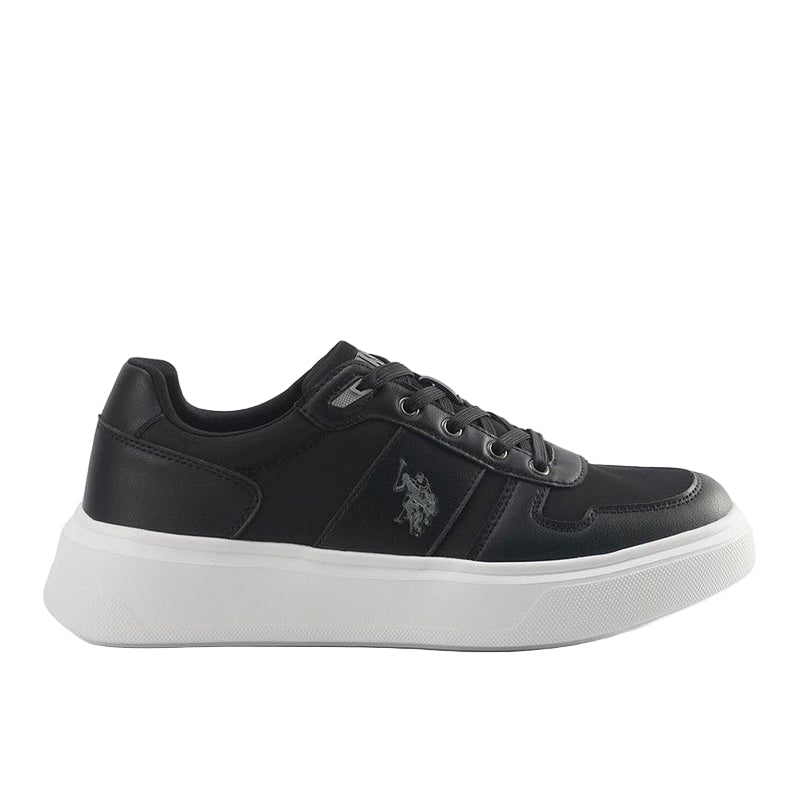 Men's Black Low-Top Sneakers - Lightweight Shoes, Minimalist Designed for Style