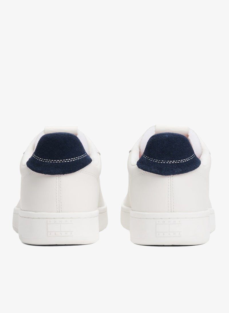 Archive Court Leather Embossed Sneakers
