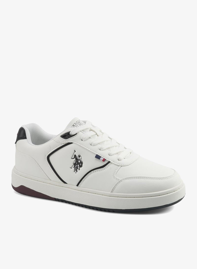 Men's White Low-Top Sneakers - With Cloud-Like Comfort Shoes