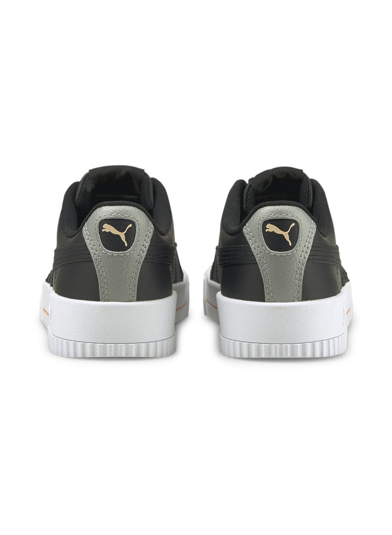Carina L Girls Black Trainers