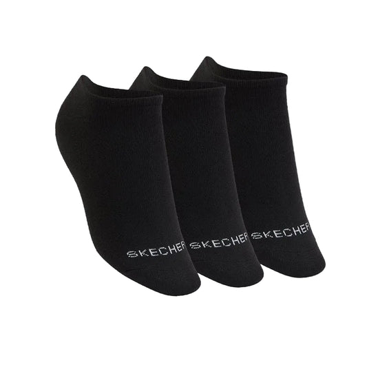 3 Pack Non-Terry No-Show Socks