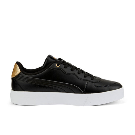 Skye Clean Distressed Womens Black Sneakers