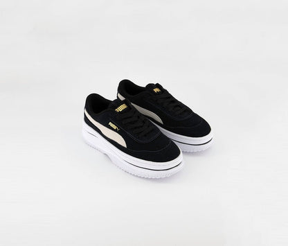 Women Deva Suede Lace Up Shoes, Black