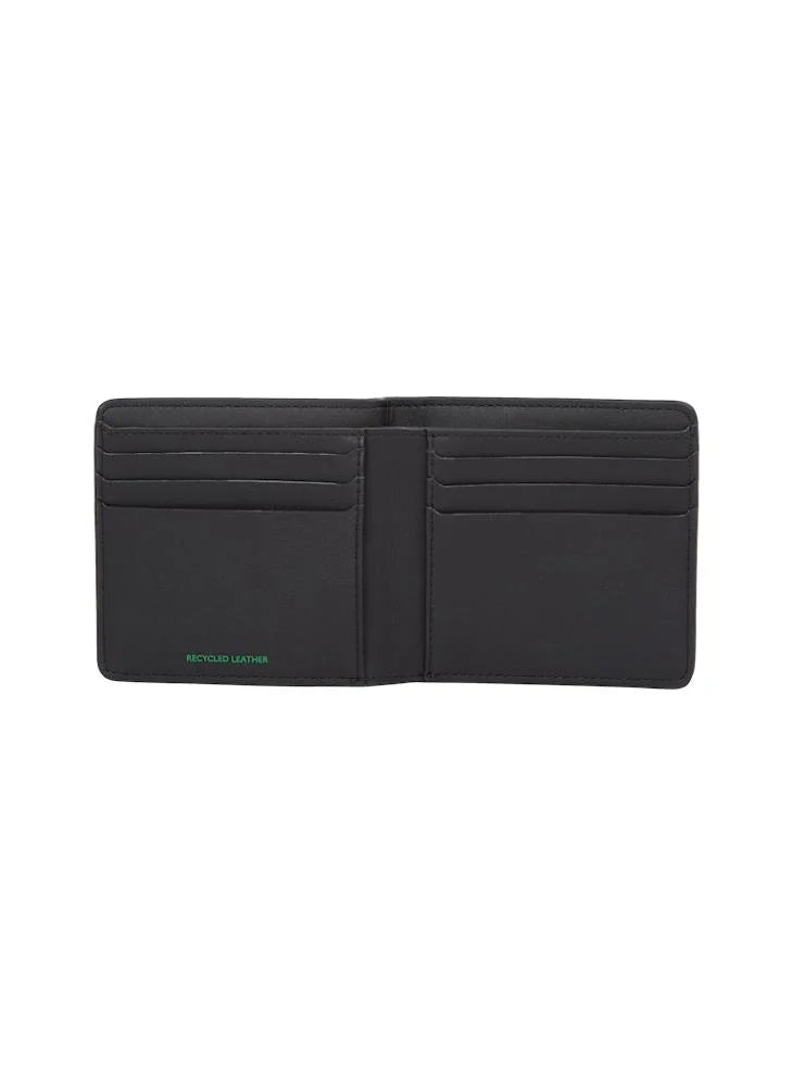 Logo Heritage Leather Slim Wallet