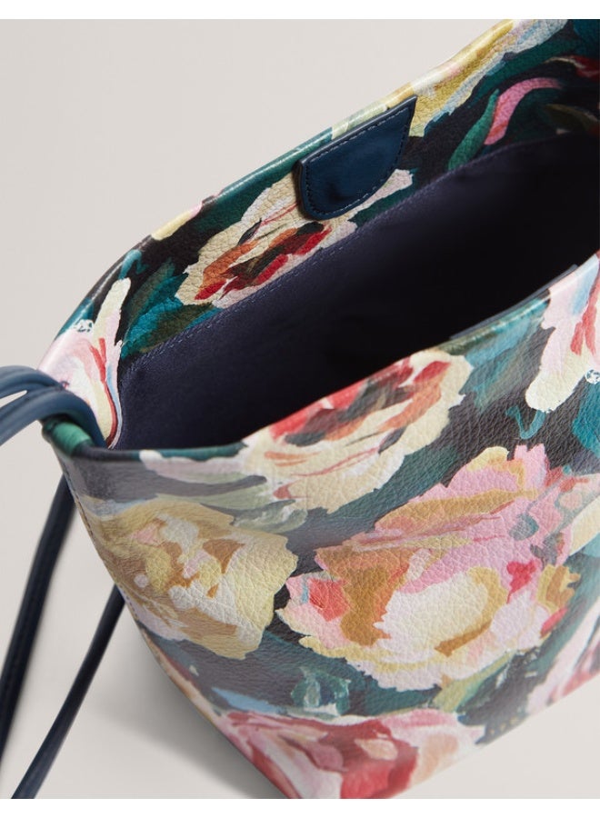 Thin Strap Mini Printed Floral Bag