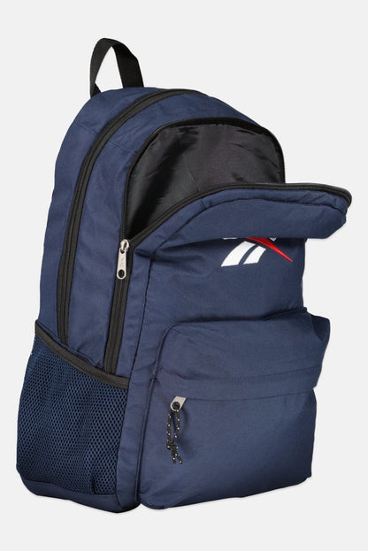Men Embroidered Logo Outdoor Backpack, Navy