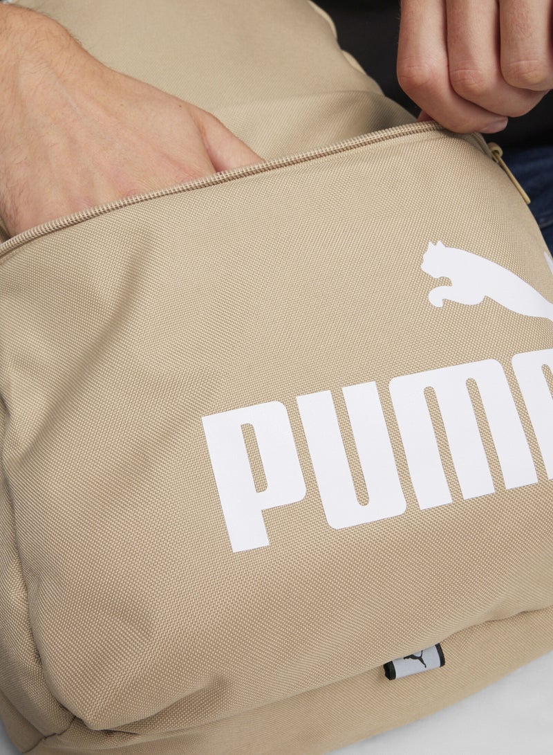 Phase Unisex Beige Backpack