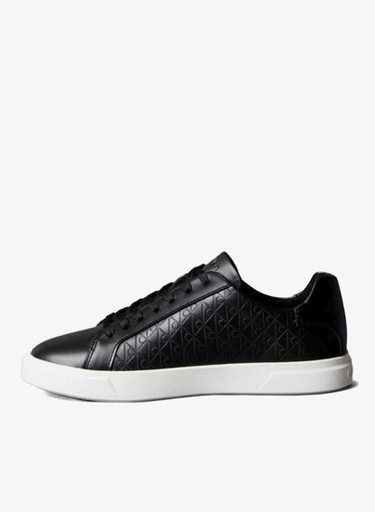 Leather Emblem Logo Pattern Trainers