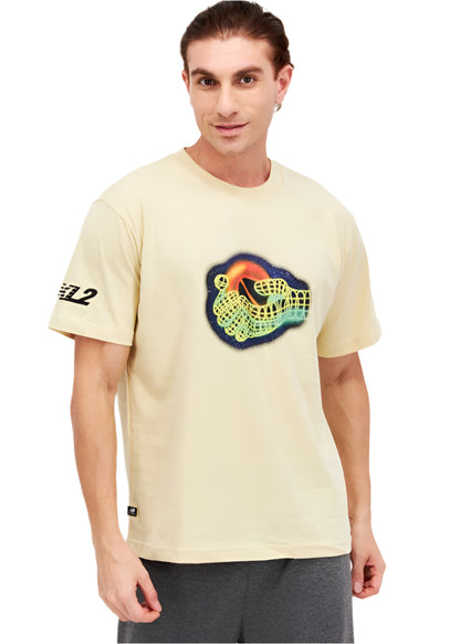 Men Sportswear Fit Short Sleeve Outdoor  T-Shirts, Khaki