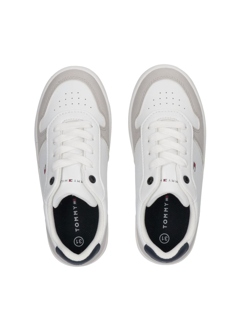 Kids Lace Up Low Top Sneakers