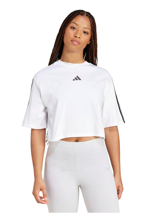 Essentials 3 Stripes Cotton Loose T-Shirt