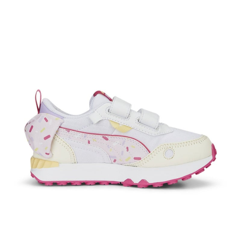 Rider FV BOW Crush V Kids Unisex Pink White Sneakers