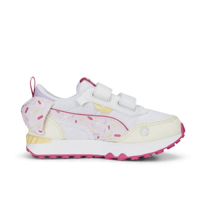 Rider FV BOW Crush V Kids Unisex Pink White Sneakers