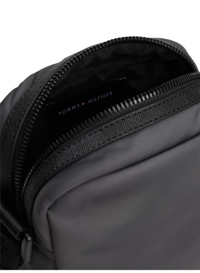 Textile Logo Patch Crossbody Reporter Bag