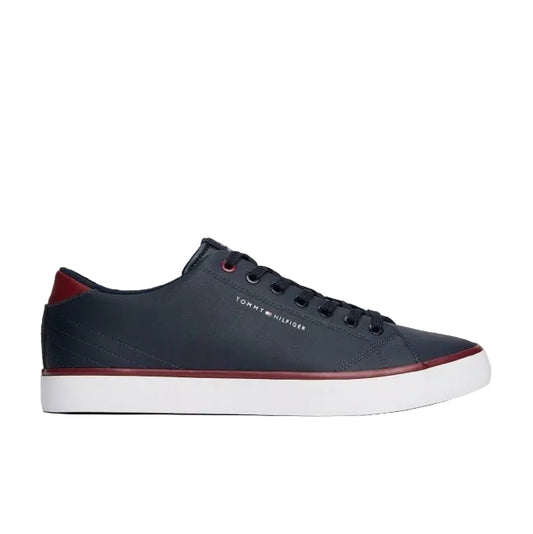 Logo Trainers With Leather