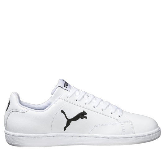 Smash Cat Unisex White Leather Trainers