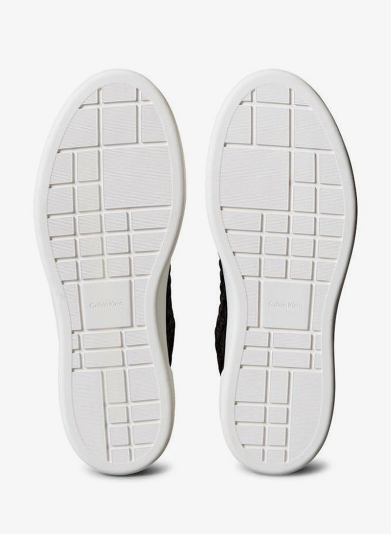 Leather Emblem Logo Trainers