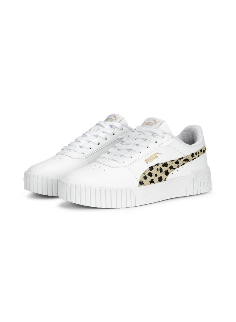 Carina 2.0 Animal Girls White Sneakers