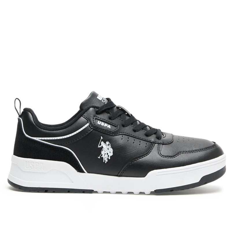 Men's Black Sneakers - Lightweight Modern Design, Comfortable Everyday Casual Shoes