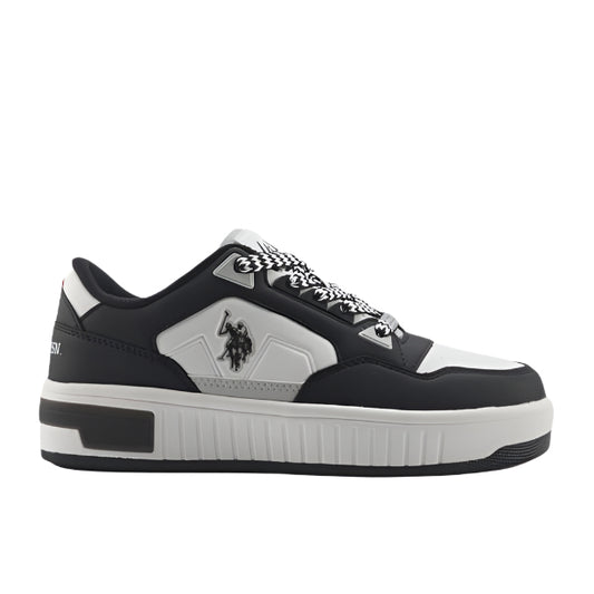 Women's Panelled Lace-Up Sneakers