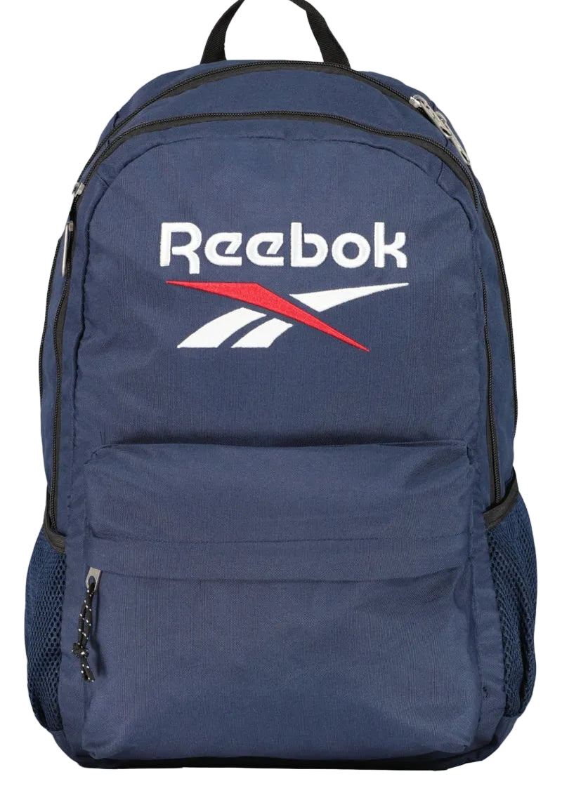 Men Embroidered Logo Outdoor Backpack, Navy