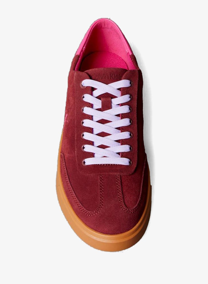 Suede Signature Logo Trainers