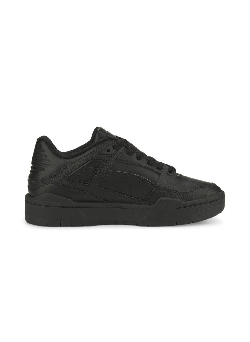 Slipstream Unisex Black Leather Sneakers
