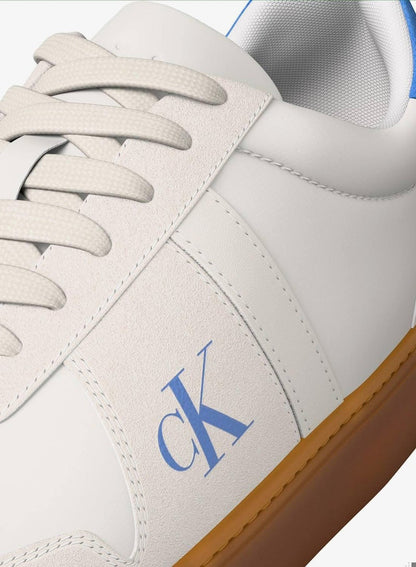 CK Baseline - Leather Signature Logo Trainers