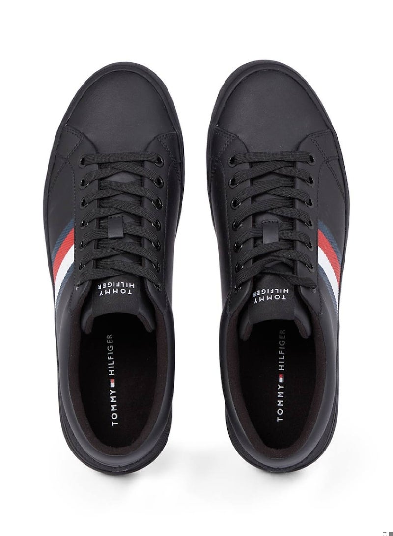Leather Signature Tape Fine Cleat Sneakers