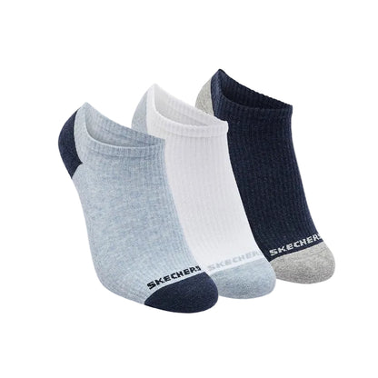 3 Pack Terry No Show Socks