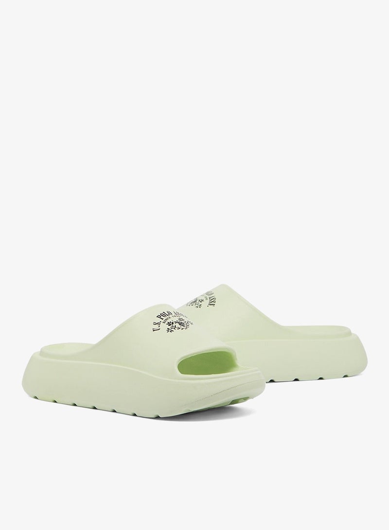 Women's Mint Slides - High-Quality Sole Lightweight Shoes & Trendy Design