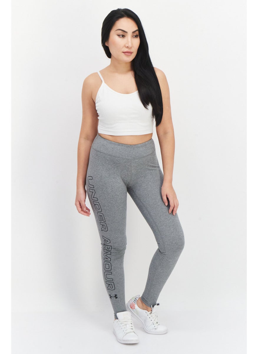 Women Sportswear Fit Training Leggings, Grey Heather