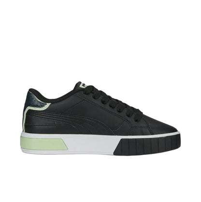 Cali Star Glitter Womens Black Sneakers