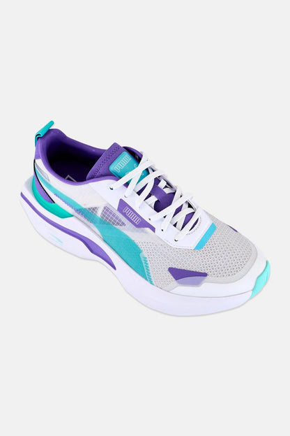 Women Kosmo Rider Lace Up Running Shoes, Multicolor