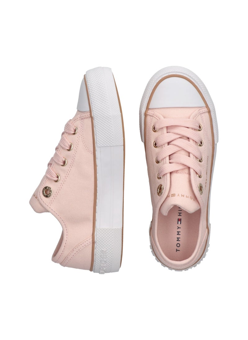 Kids Lace Up Low Top Sneakers