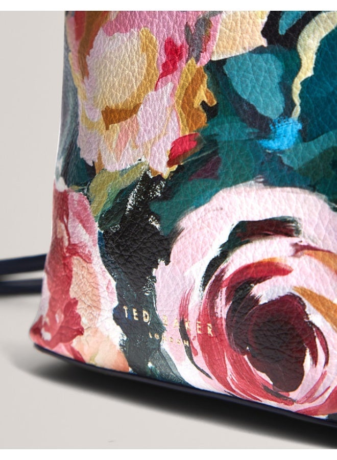 Thin Strap Mini Printed Floral Bag