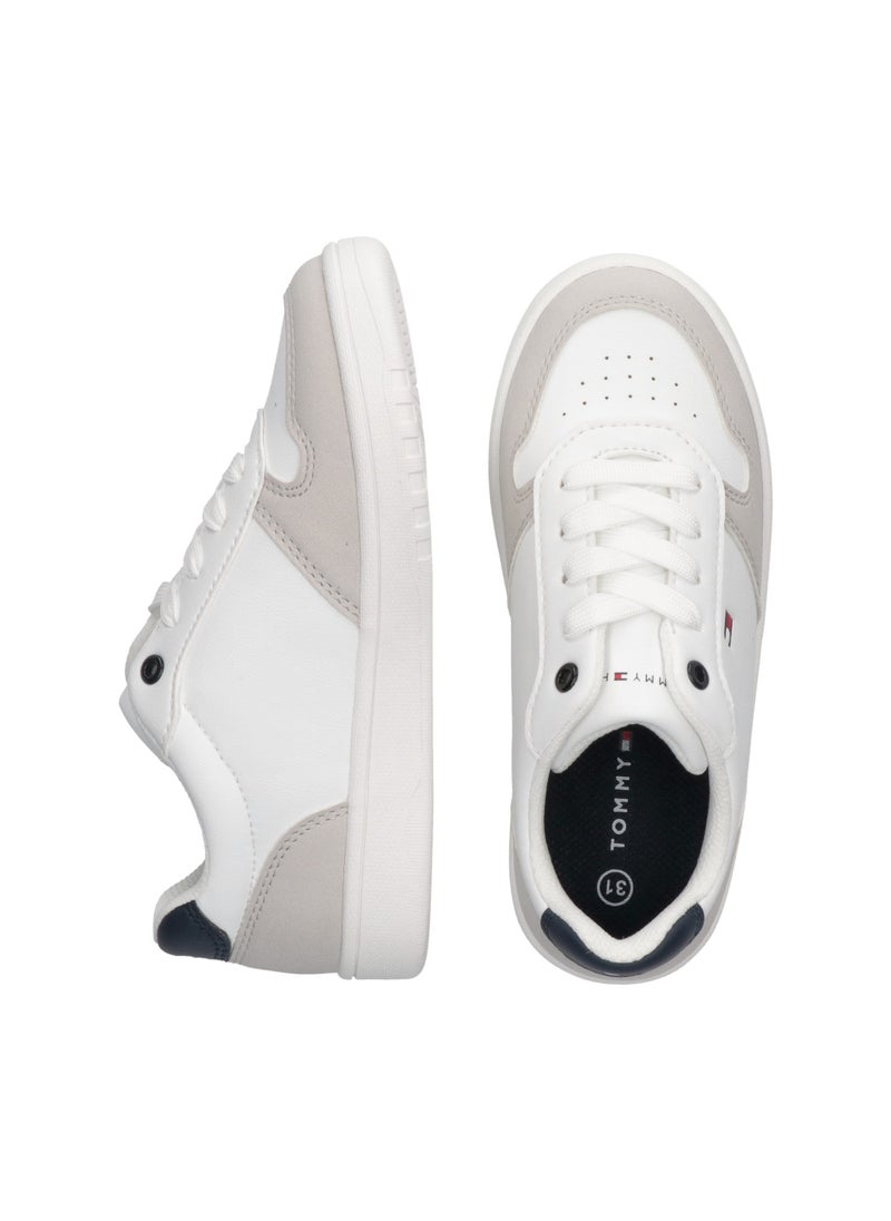 Kids Lace Up Low Top Sneakers