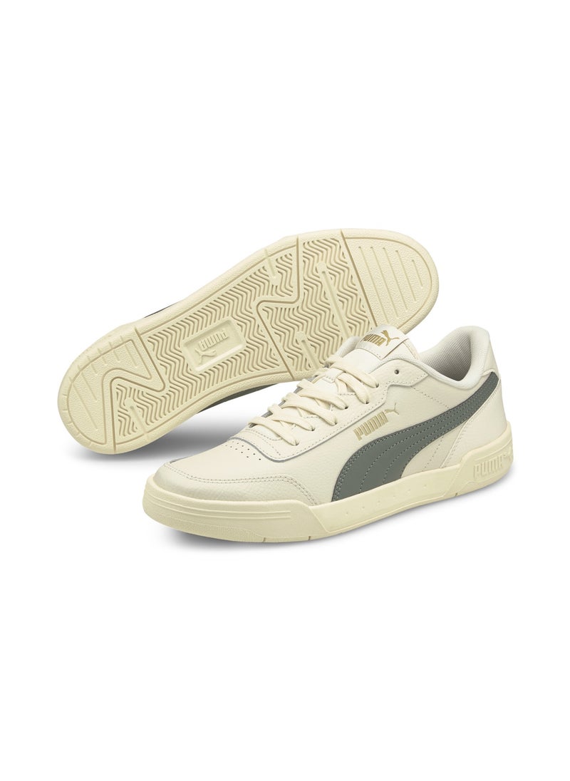 Caracal Unisex White Green Trainers