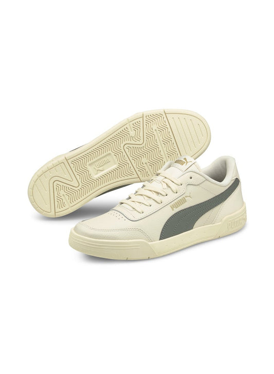 Caracal Unisex White Green Trainers