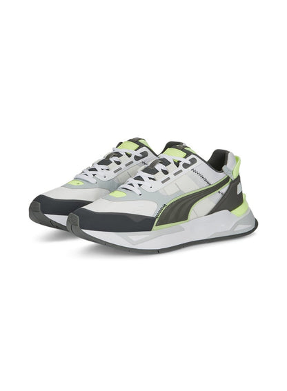 Mirage Sport Tech Reflective Unisex White Sneakers