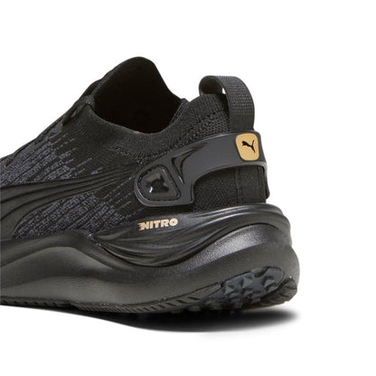 Electrify NITRO 3 Womens Black Knit Running Shoes