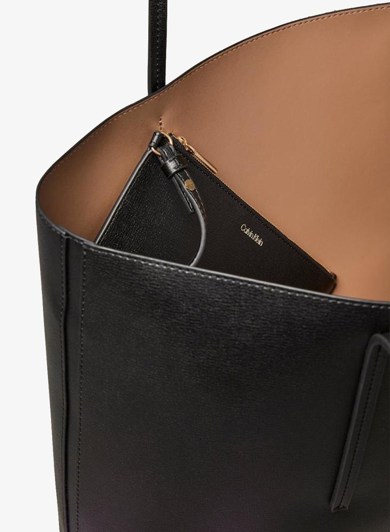 Foil Logo Tote Bag with Pouch