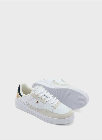 Logo Detail Lace Up Low Top Sneakers