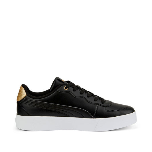 Skye Clean Distressed Womens Black Sneakers