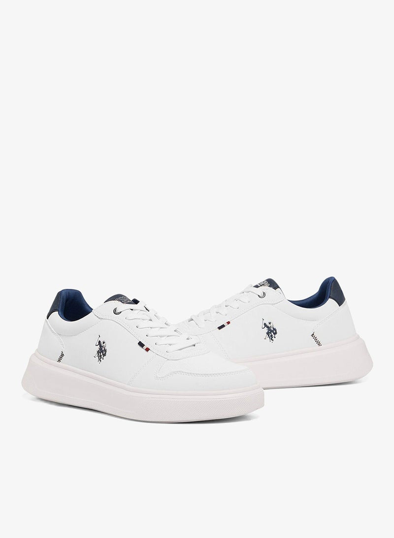 Men's White Low-Top Limited Edition Sneakers Shoes - Super Light, A Dream for Every Feet Lover!