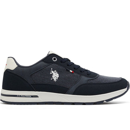 Men's Navy Low-Top Sneakers - Modern Design for All-Day Comfort